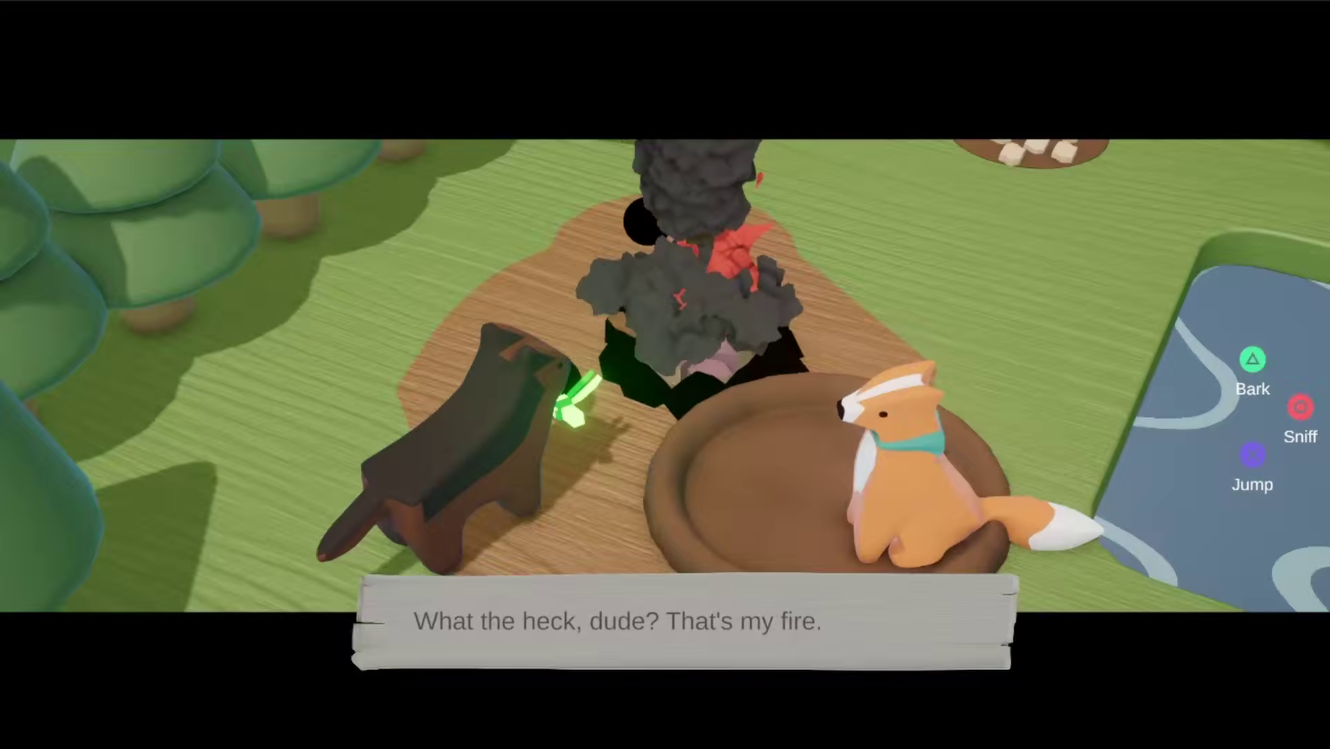 Talking to an NPC
